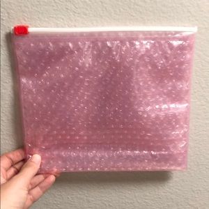 3x Glossier Small Zip Pouches